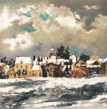 Neige à St Bris le Vineux