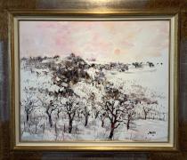 Neige dans les coteaux ( Georges Hosotte )