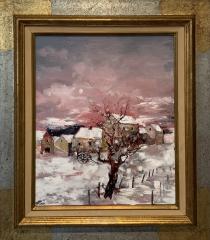 La neige sur le hameaux ( Georges Hosotte )