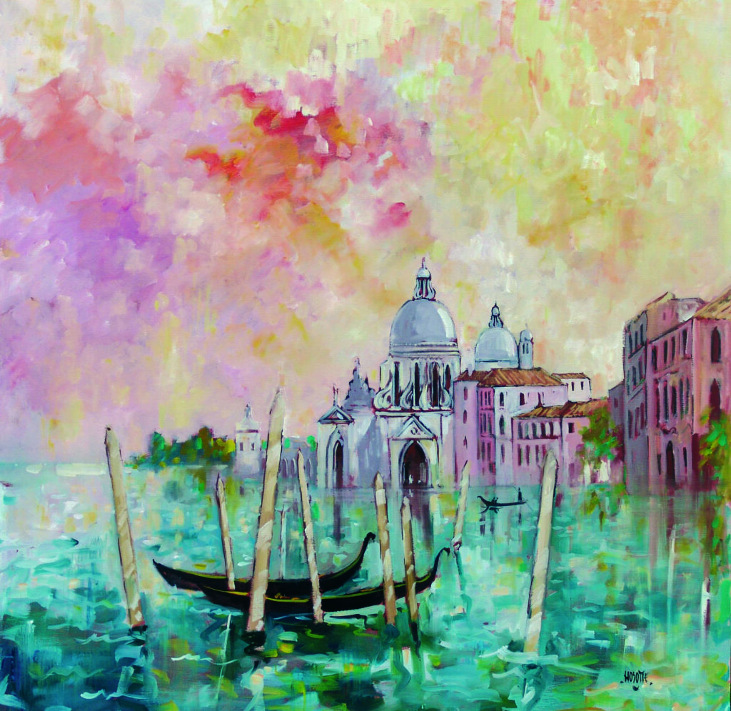 18-Venise. Huile sur toile 130×130 – copie
